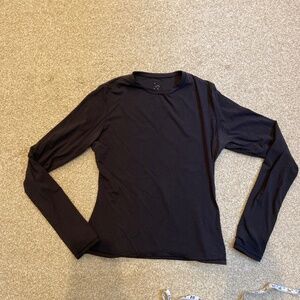 Skims Fits Everybody Long Sleeve, size L, Onyx